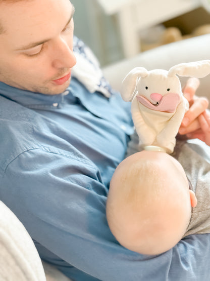 Bottimals bottle-lovey helps babies with bottle refusal for dads